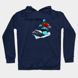 Mogul skiing Hoodie